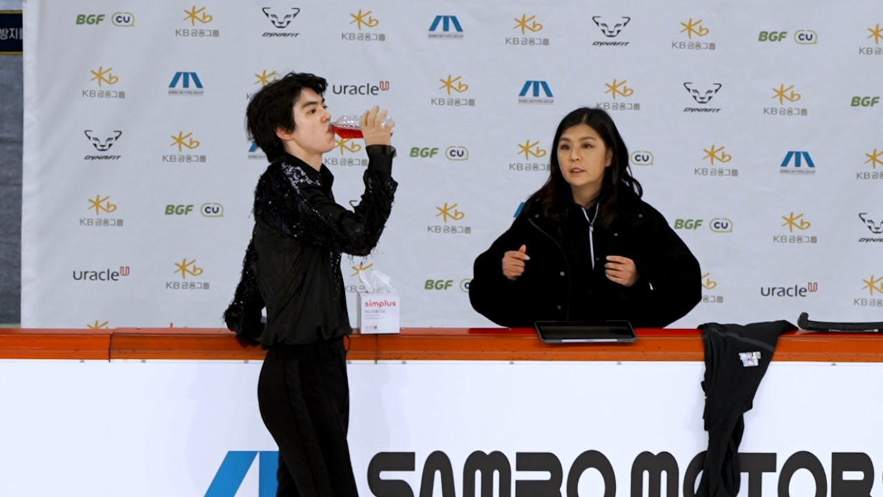 (직캠) 2025 피겨 랭킹대회 차준환 쇼트 아침연습 Korean Ranking Competition Cha junhwan SP morning practice 