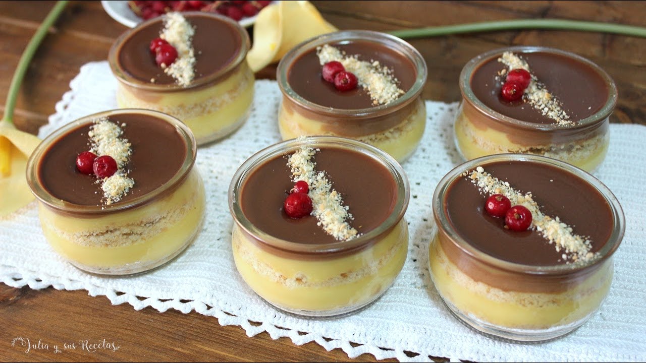 Tarta de la abuela, EN VASITOS!😍 rápidos, fáciles y deliciosos!IDEALES PARA EL VERANO.