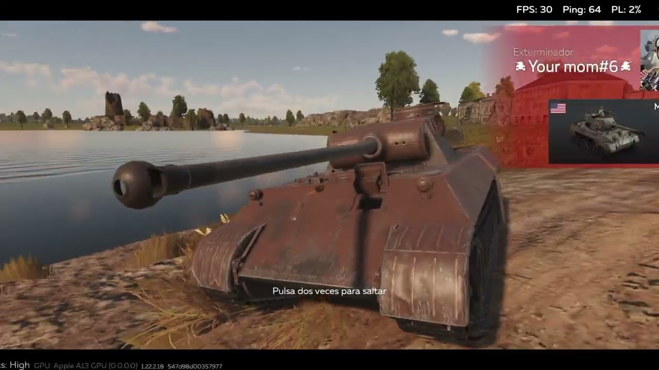 Warthunder Mobil Buna Partida compañero LOCOS 