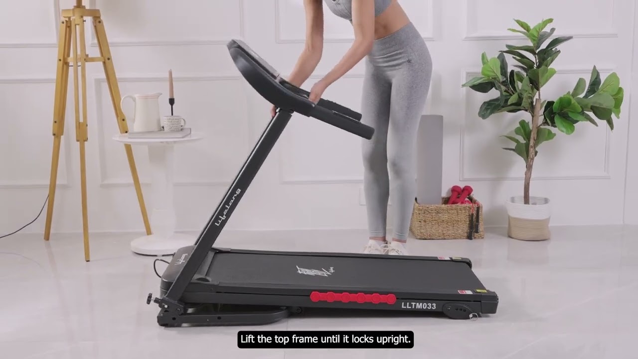 LLTM033 Lifelong FitPro (4 HP Peak) Manual Incline Motorized Treadmill Installation