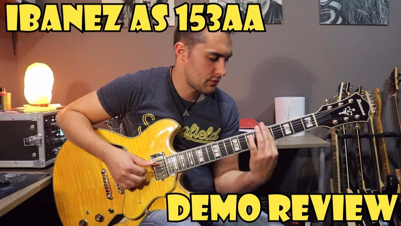GUITARRA DE JAZZ IBANEZ AS153 AA DEMO / REVIEW