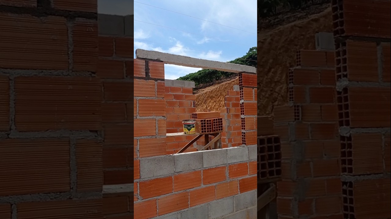 VERGA de janela pr&eacute; moldada #pedreiro #constru&ccedil;&atilde;o #obra #construtura