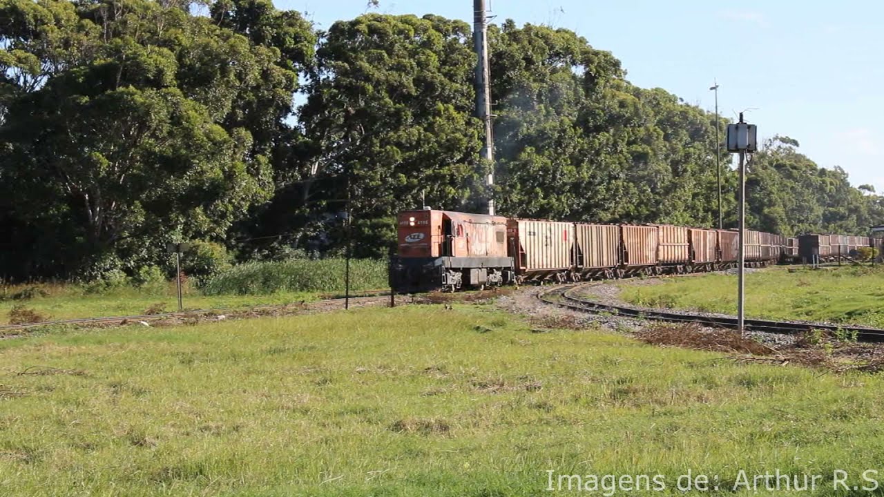 EMD G12 4196 Levando vagões para Tergrasa em Rio Grande RS.