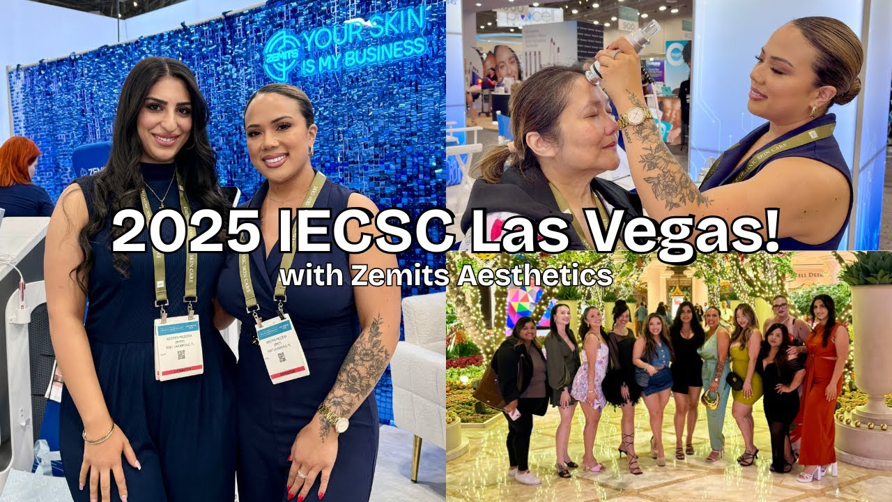 2025 IECSC LAS VEGAS TRADESHOW VLOG WITH ZEMITS AESTHETICS! | LICENSED ESTHETICIAN | KRISTEN MARIE
