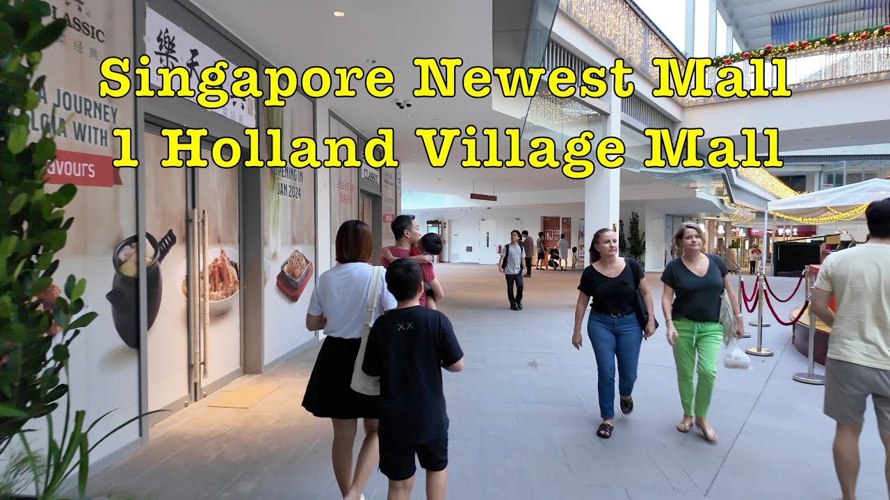 (NEW) One Holland Village Mall Walking Tour 4K #singapore #mall #shoppingmall #pocket3 #eveningwalk