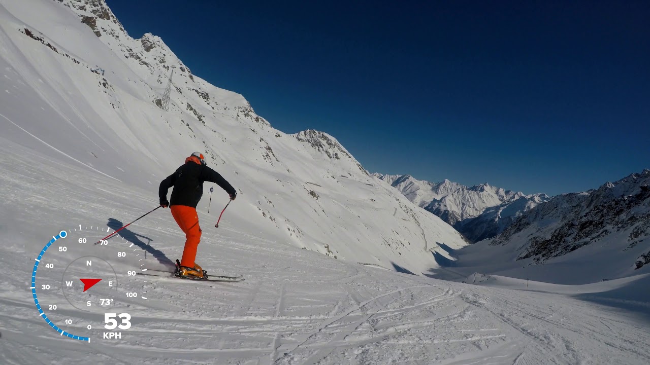 SKI S&Ouml;LDEN 2018 No. 30 blue slope 85 km/h