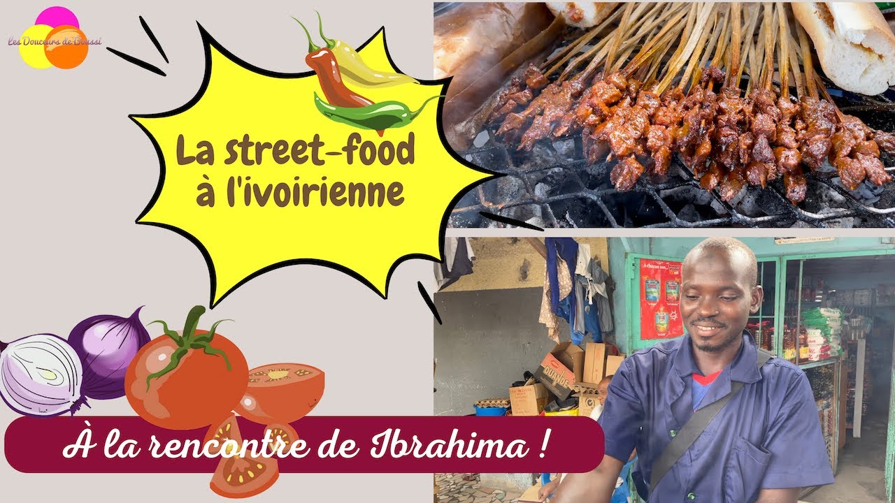 La street food à l'ivoirienne - discussion avec un vendeur de 