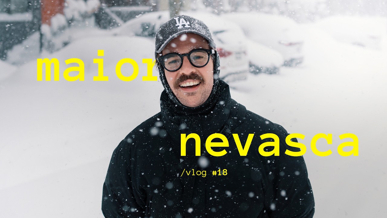 vlog #18 | a maior nevasca da história, overthinking e corrida na neve