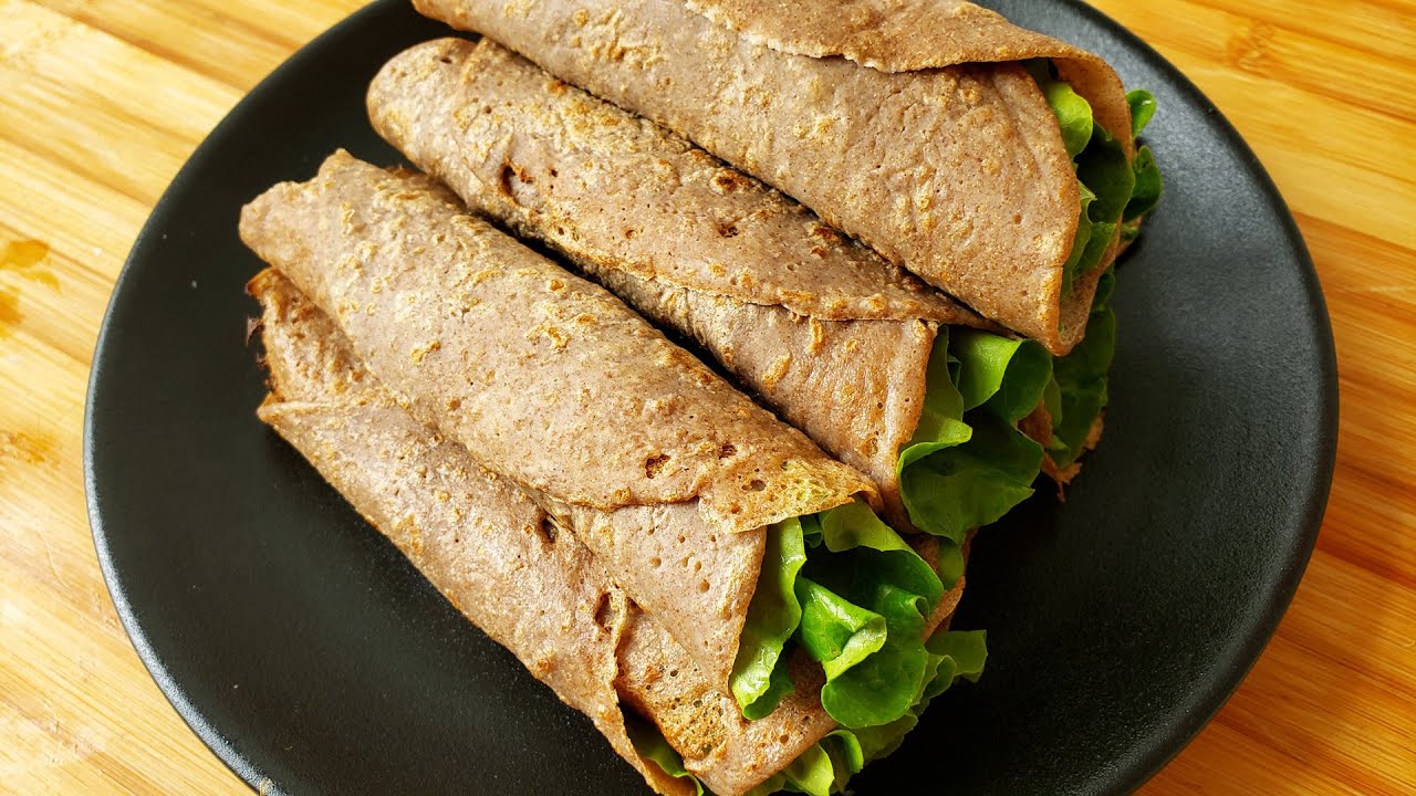 全麦卷饼，筷子搅一搅就完成，营养美味热量低，早餐一个月不重样