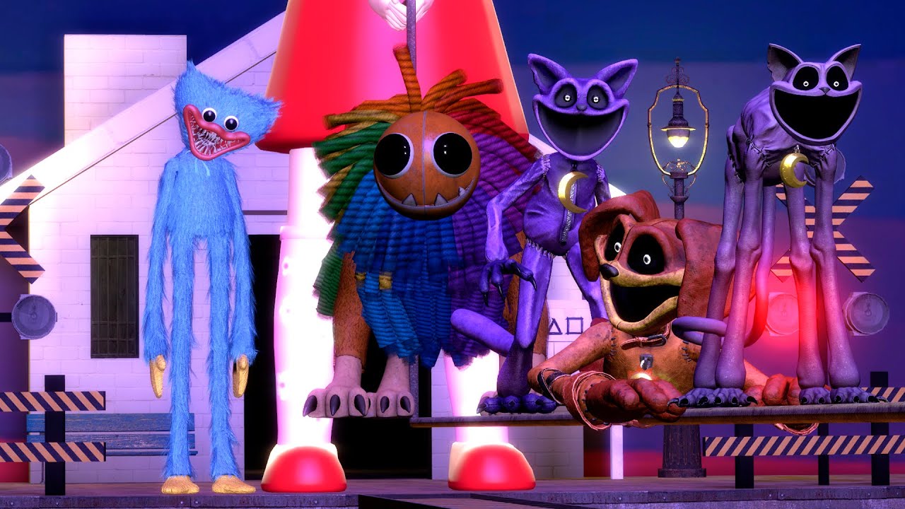 Playing POPPY PLAYTIME CHARACTERS SQUID GAME JUMP ROPE IN Garry's Mod