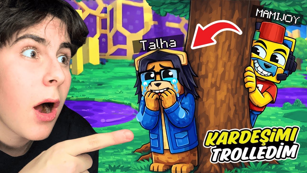 Saklambaçta MOD MENU Açtım Kardeşim ÇILDIRDI! 😱 | Super Bear Adventure