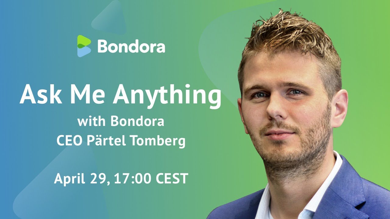 LIVE Ask Me Anything with Bondora CEO, Pärtel Tomberg (with German subtitles)