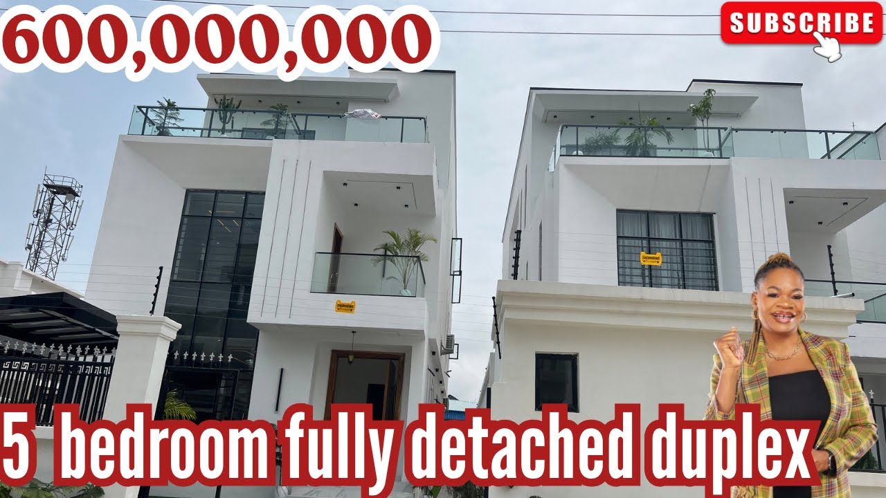 Inside a massive luxury home in chevron lekki. With rooftop terrace, pool, cinema, gym, office