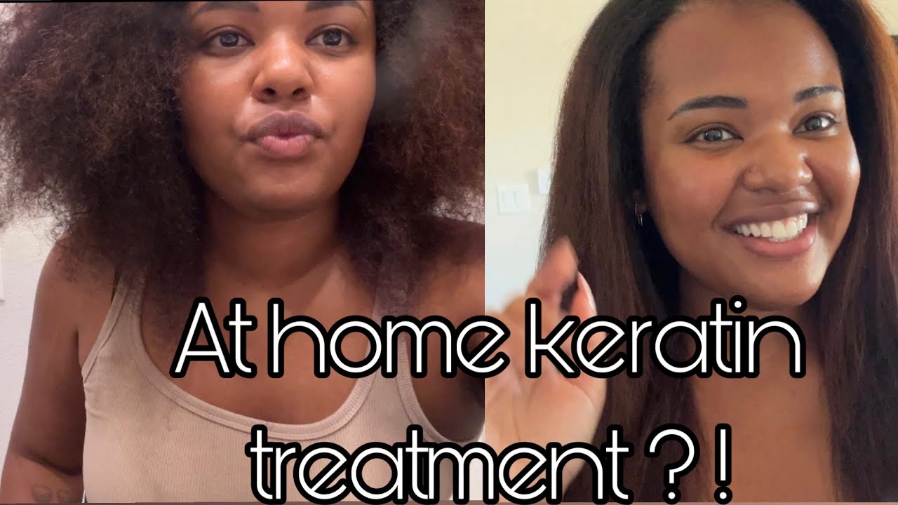 Trying at home keratin treatment for the first time