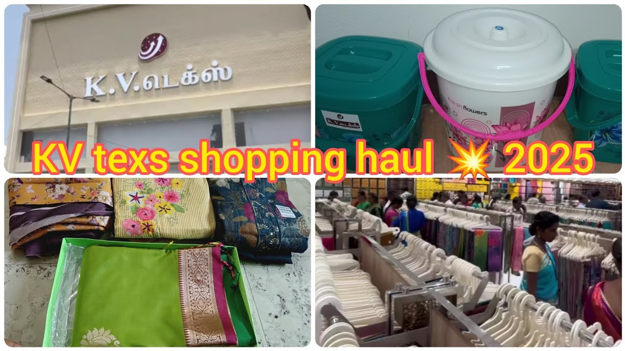 KV Texs Shopping Haul 💥 2025 l Salem KV texsl Trending women collection with gifts🔥🤯