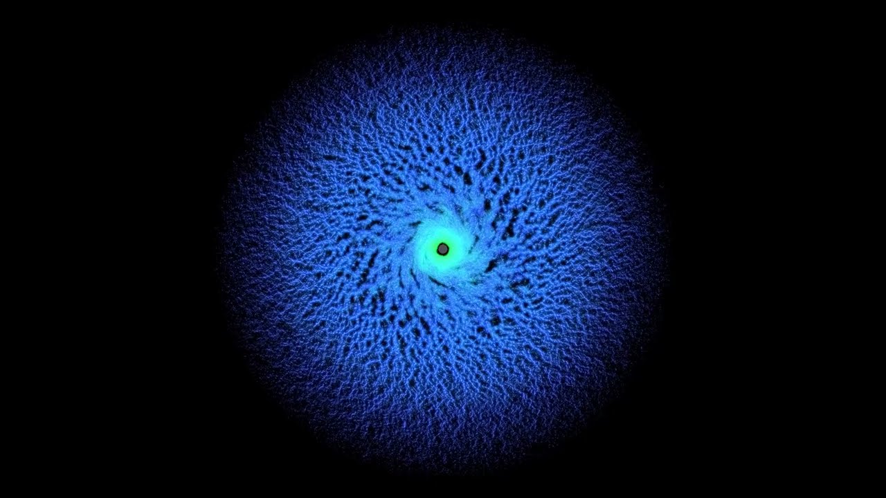 1 Million particles N-Body Simulation