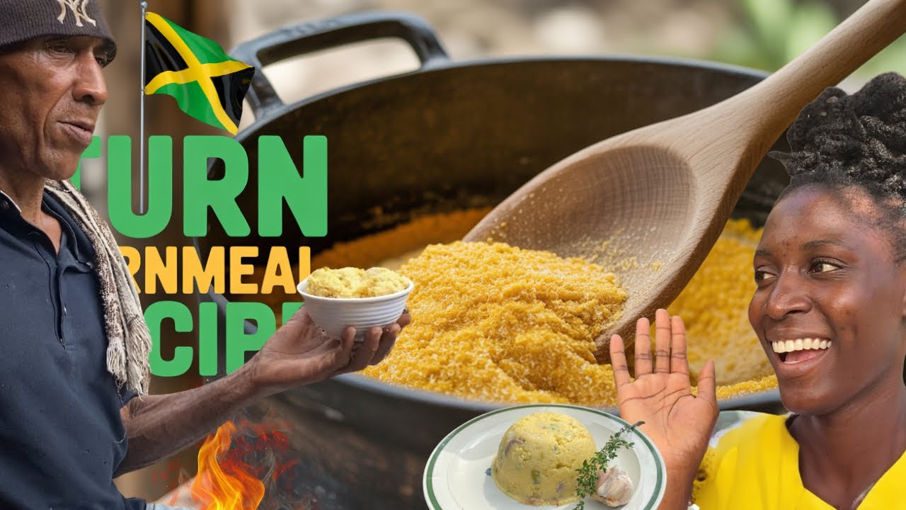 Authentic Jamaican Turn/TUN Cornmeal on Wood Fire in the Hills — Ancient Technique, Modern Flavor 🇯🇲