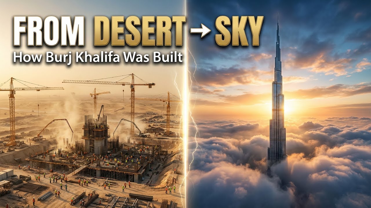 How Burj Khalifa Was Made | From Desert to World’s Tallest Building