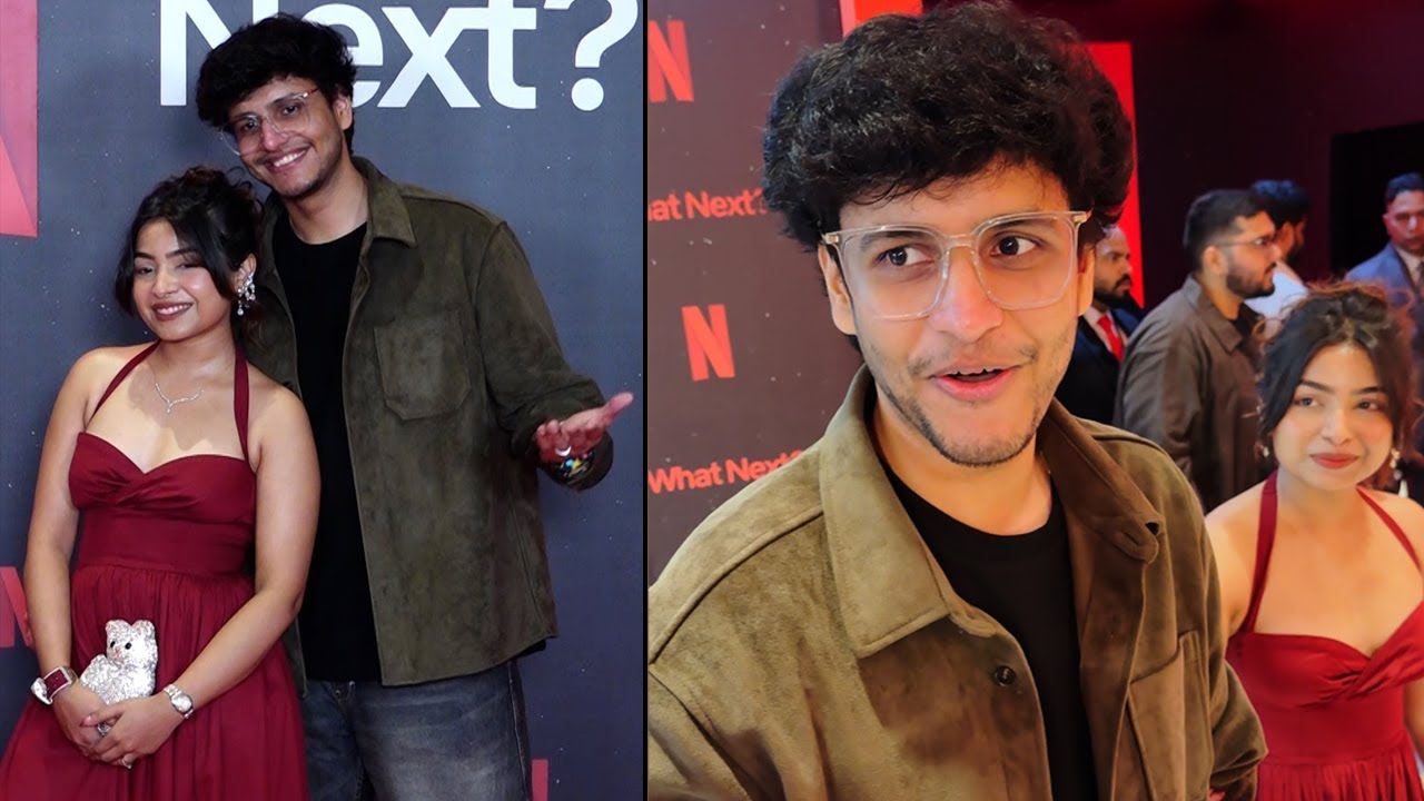Nischay Malhan With Wife Ruchika Rathore At The Unveiling Of Netflix Slate For 2026 | MS shorts