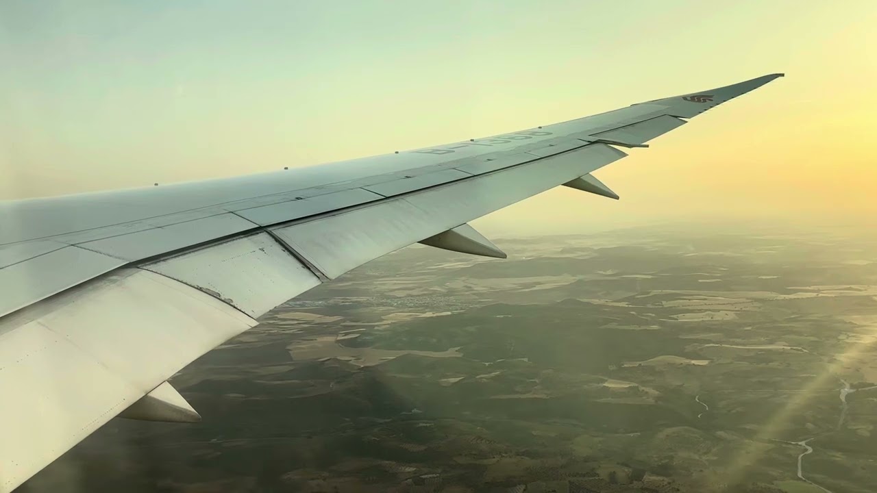 FULL APPROACH and LANDING! Air China arriving to Madrid | BOEING 787