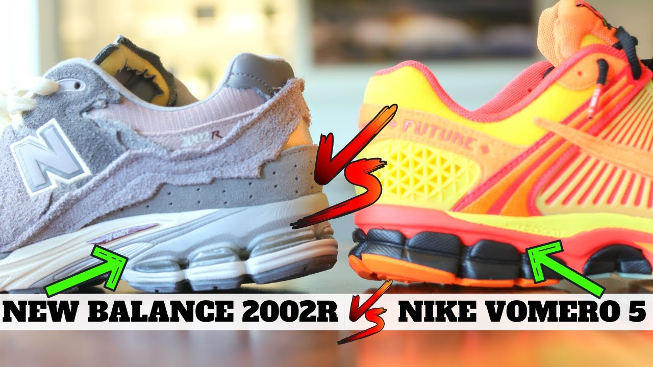 Сравнение Nike Vomero 5 и New Balance 2002R: 5 сходств и 5 различий!