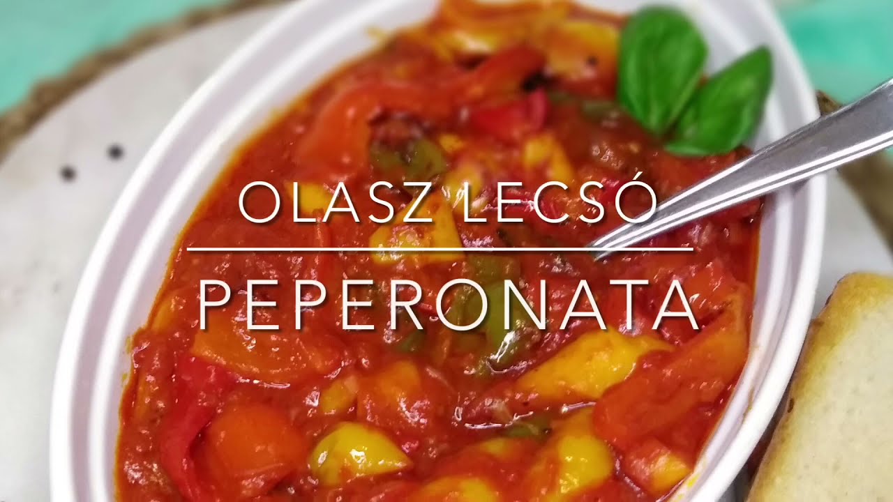 Peperonata, vagyis az olasz lecsó