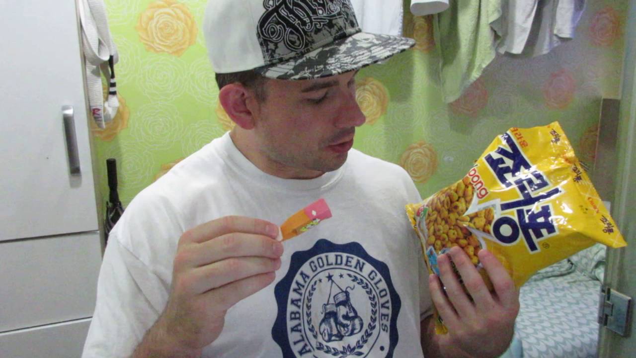 Eating Korean Snacks In My Goshitel Room