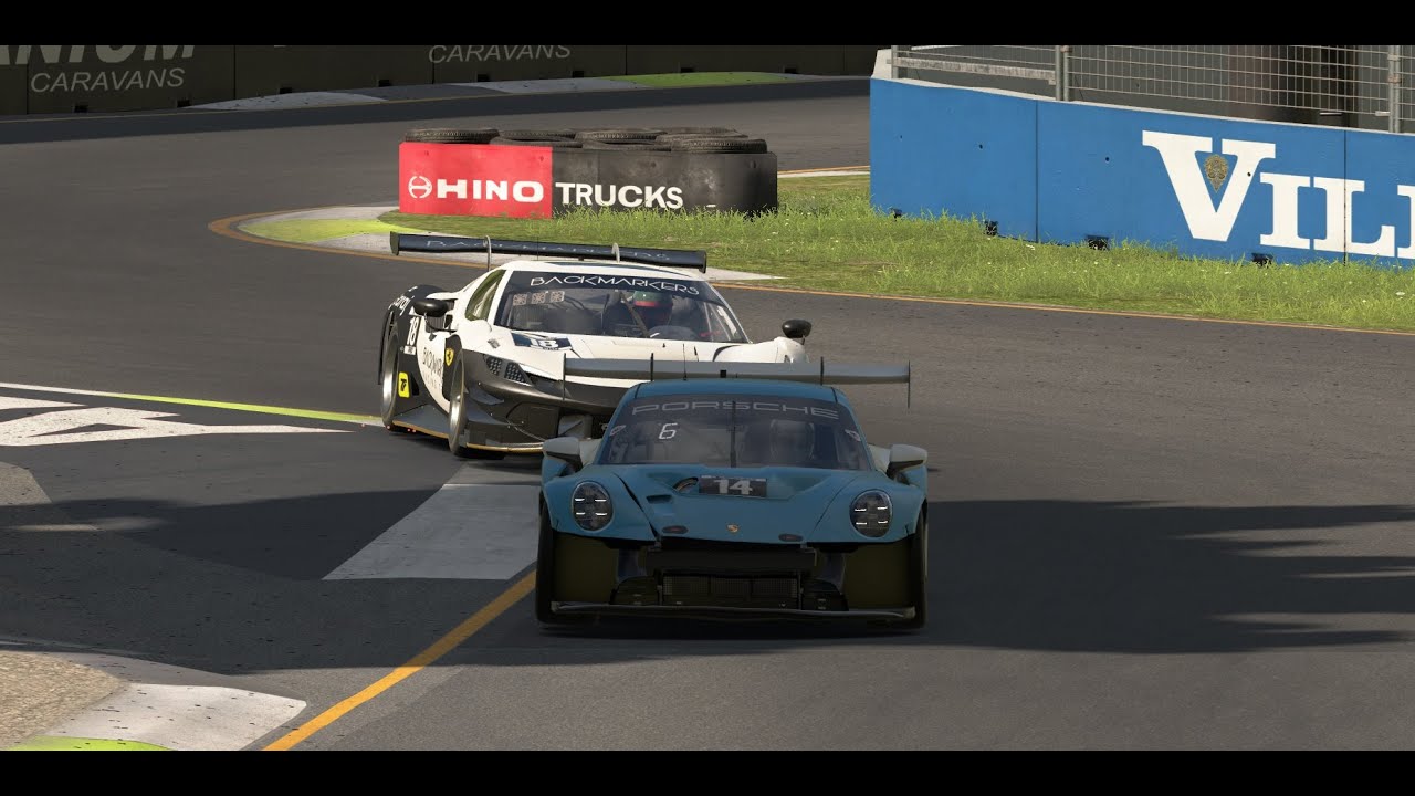 iRacing Motorsport Simulator - GT3 (Ferrari 296) -*new content* Adelaide Street Circuit -15 min race