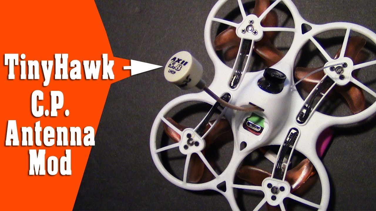 Emax TinyHawk Micro CP Antenna Mod -  Does It Help with Video Breakup?