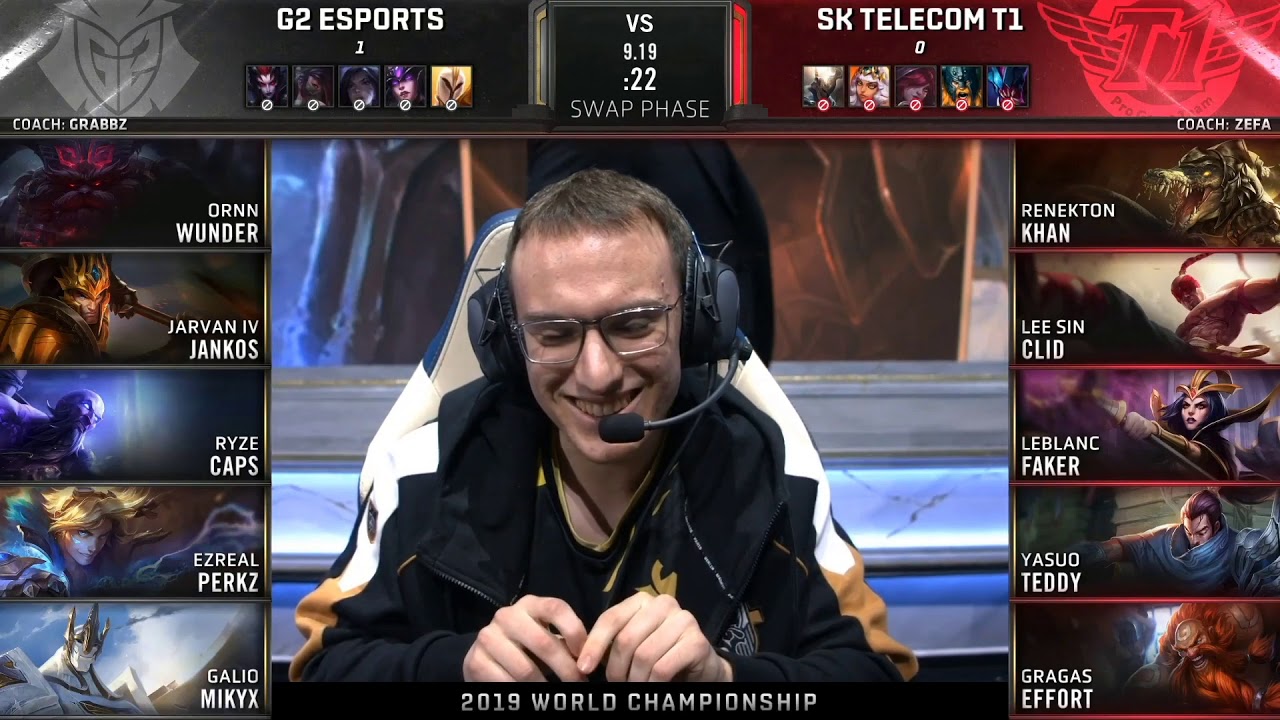 WORLDS 2019 - Semifinali - SKT vs G2 - Game 2