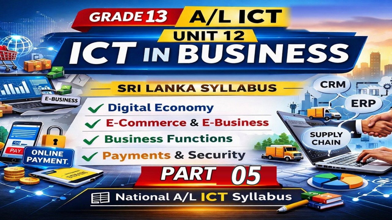 Grade 13 Unit 12 ICT in Business Part 05