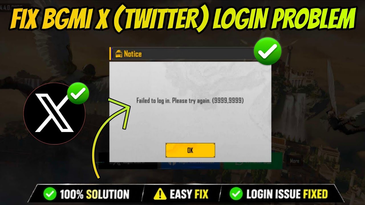 ✅ bgmi twitter login problem solve | bgmi login problem solve kaise karen |bgmi all problem solution