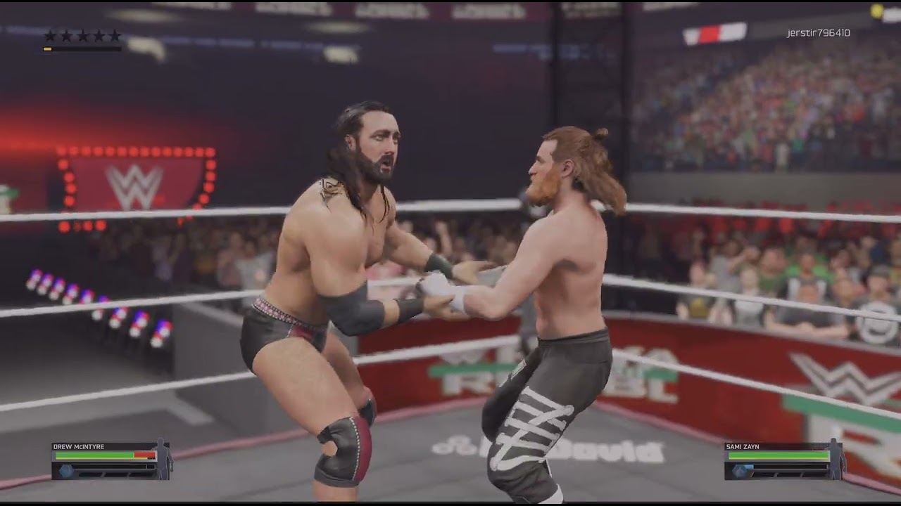 WWE 2K25 Drew McIntyre Vs Sami Zayn RR2026