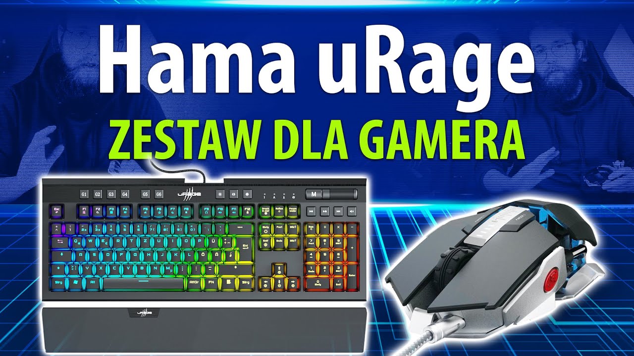 Test Myszki modularnej i Klawiatury mechanicznej od Hama uRage