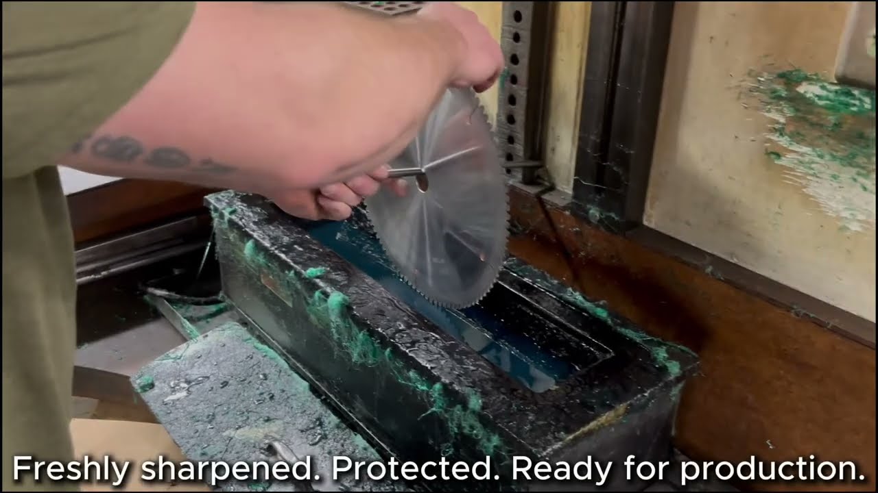 Waxing our Tips - Protecting Carbide Tips After Saw Blade Sharpening