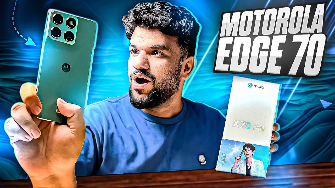 Motorola x70 Air Unboxing. India's Motorola edge 70