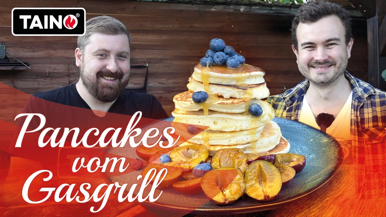 TAINO Grillecke - Pancakes vom Gasgrill | Frühstück auf dem Grill | Frühstücksgriller