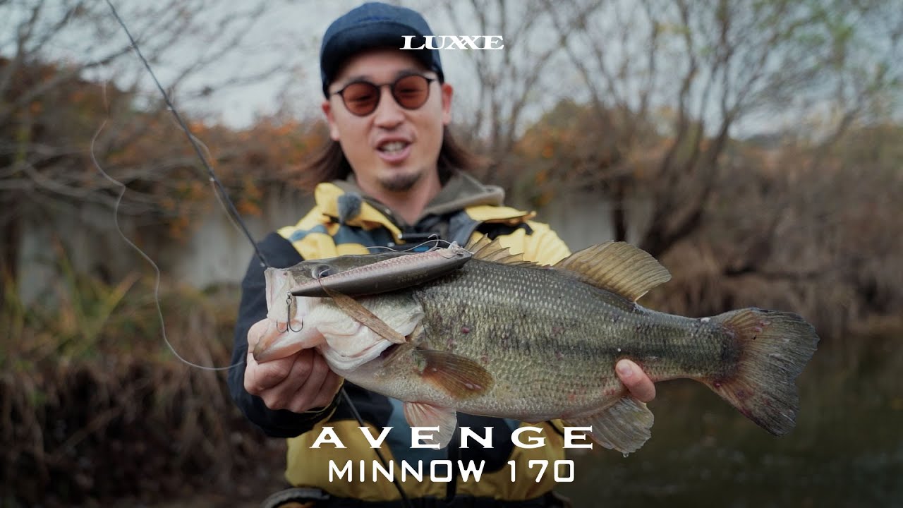 【LUXXE AVENGE MINNOW170】ビッグミノーの新機軸【ブラックバス】