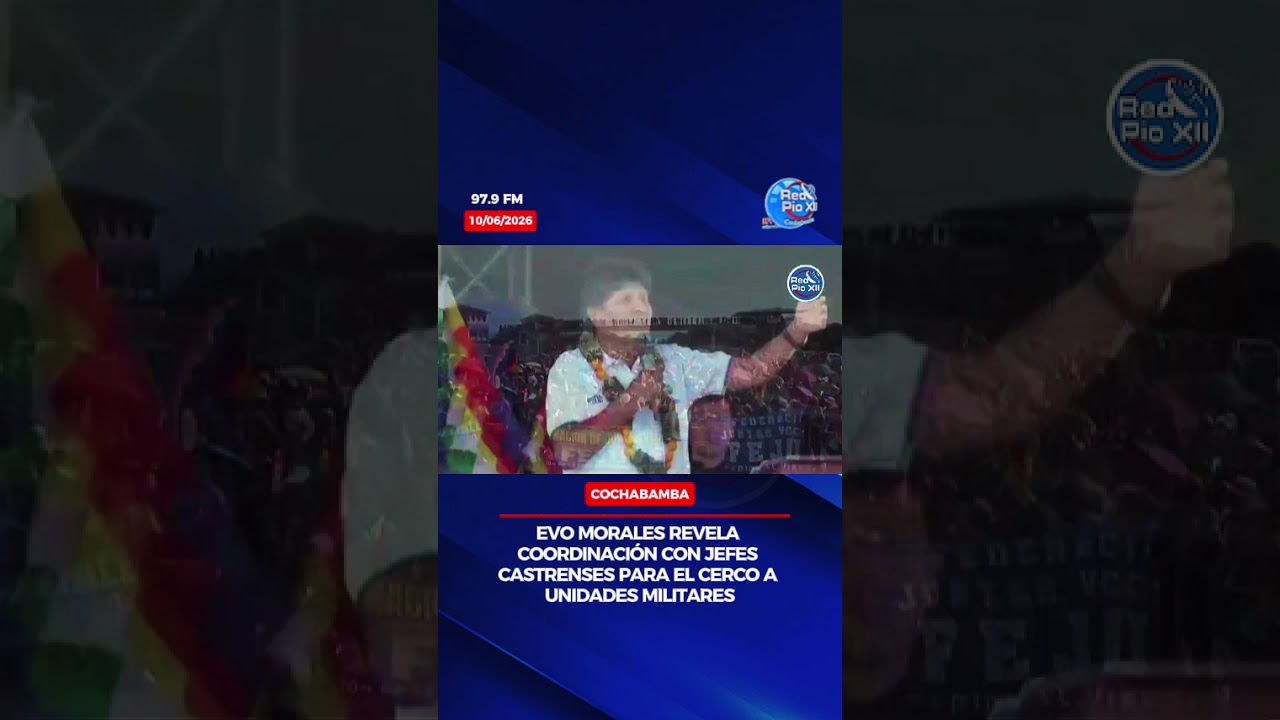 Evo Morales revela coordinaci&oacute;n con jefes castrenses para cerco militar