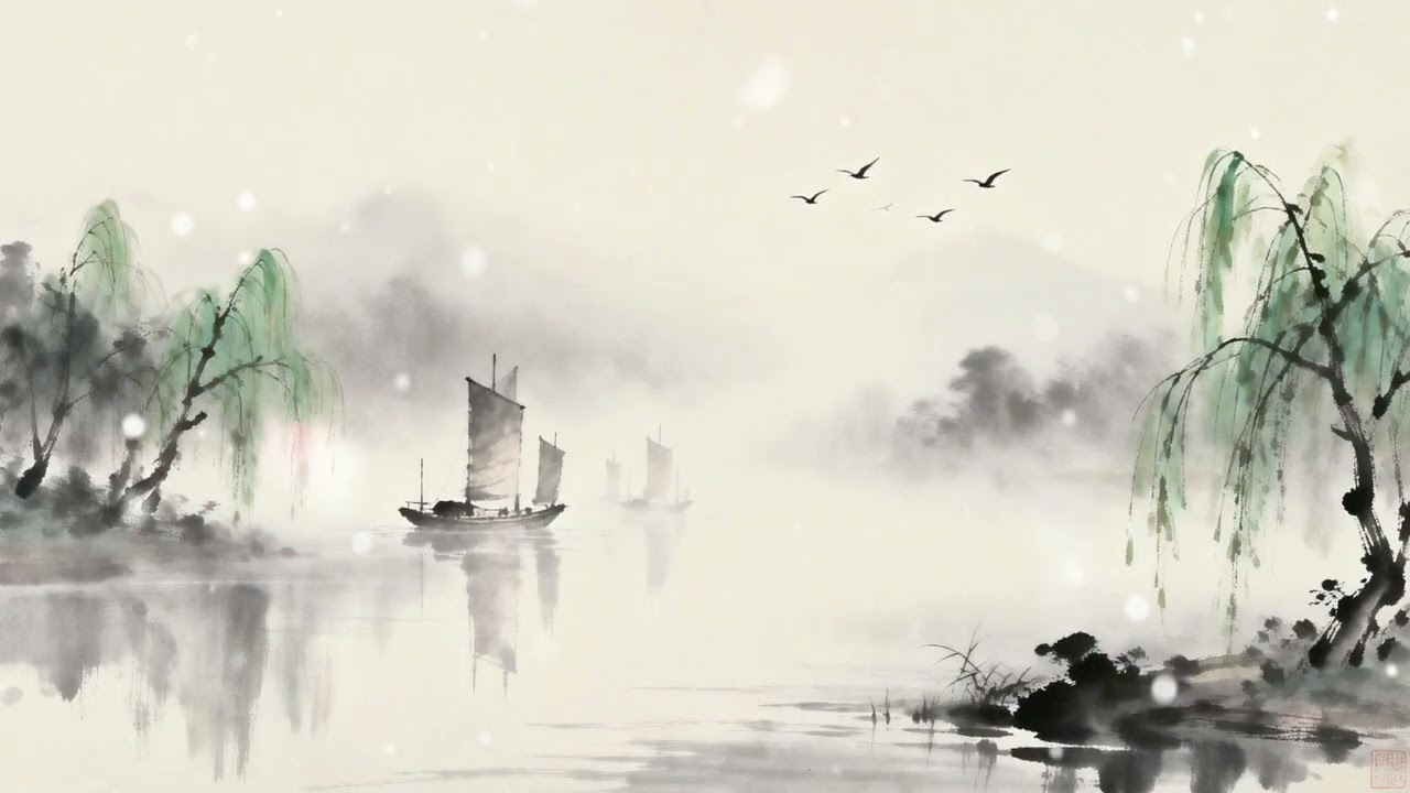 冥想療癒中國風音樂｜煙波江上｜1小時禪意音樂｜無鼓點｜Guzheng & Dizi｜Chinese Zen Music #中國風音樂 #禪意音樂 #冥想療癒 #ChineseZenMusic