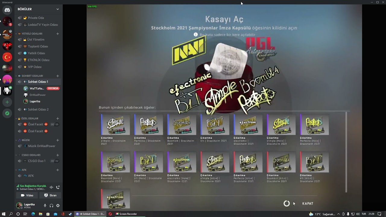 WATTANABE LAGERTHA DR.POWER CS:GO PGL Major Stockholm 2021 ?TÜRKÇE