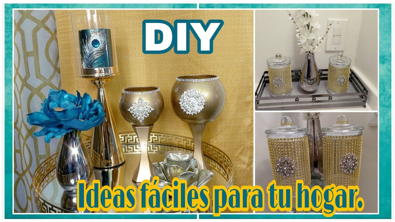 Diy-Como hacer unos candelabros elegntes/Ideas faciles de recrear.
