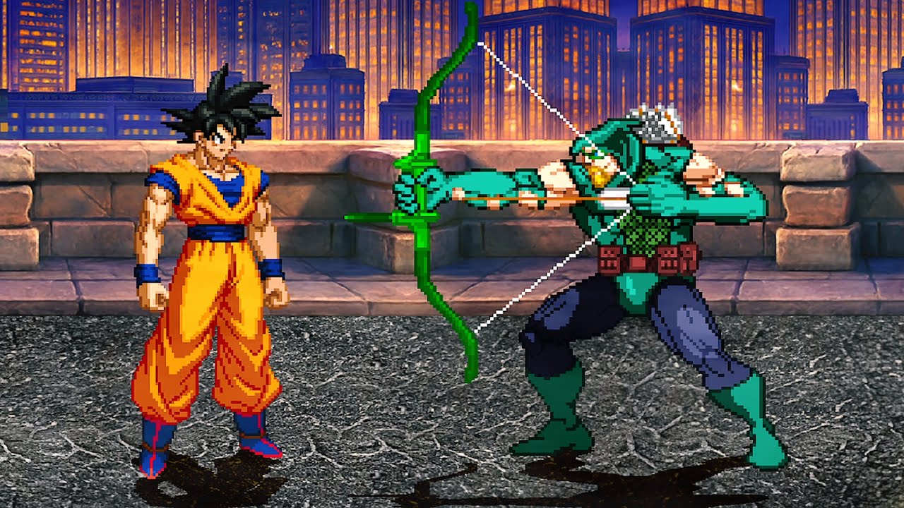 Goku Vs. Green Arrow - The Emerald Precision
