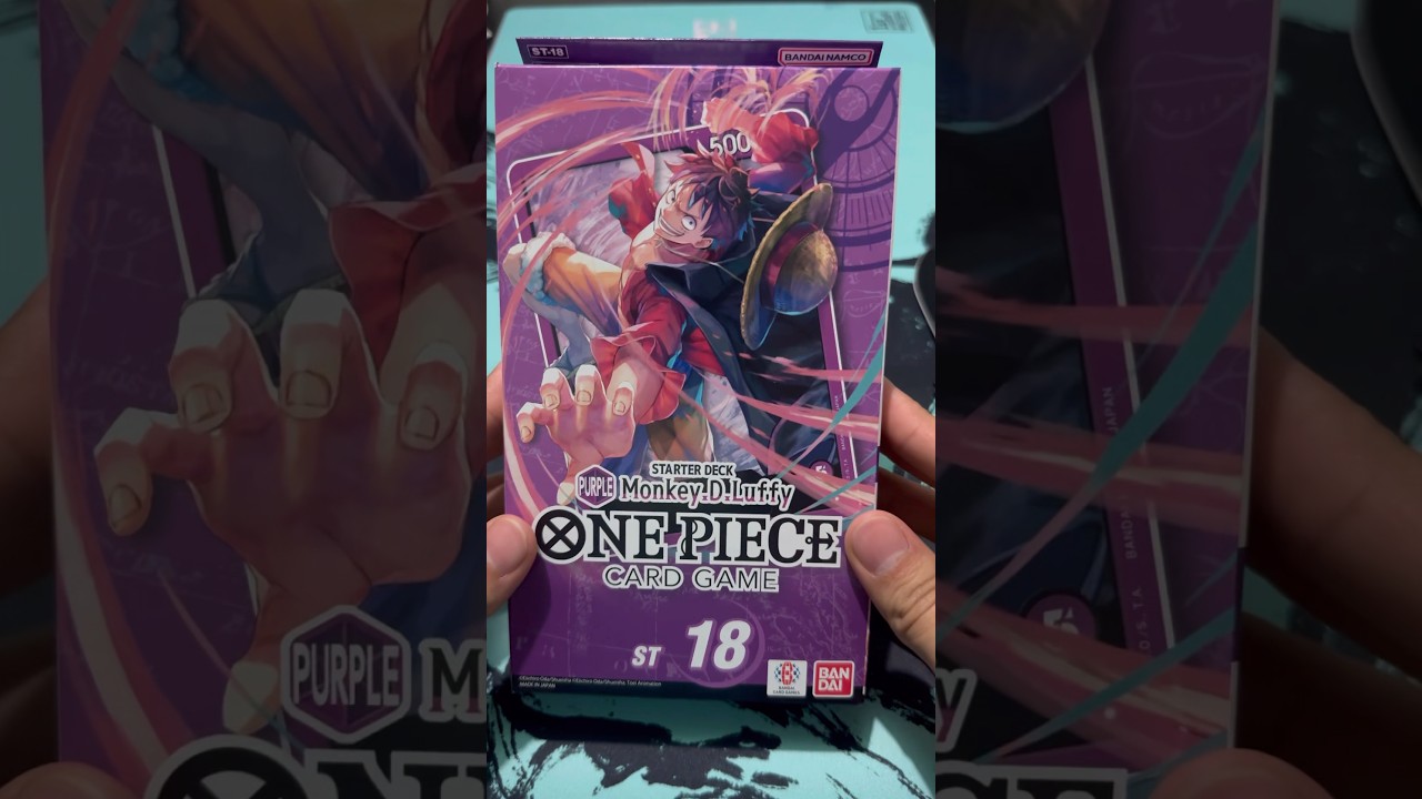 One Piece Starter Deck 18 Opening!! Monkey.D.Luffy!! #onepiececardgame