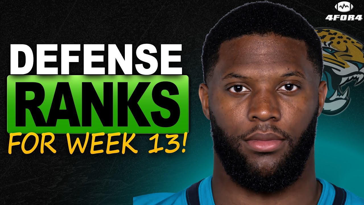 Week 13 DST Fantasy Football Rankings (Top-15)!