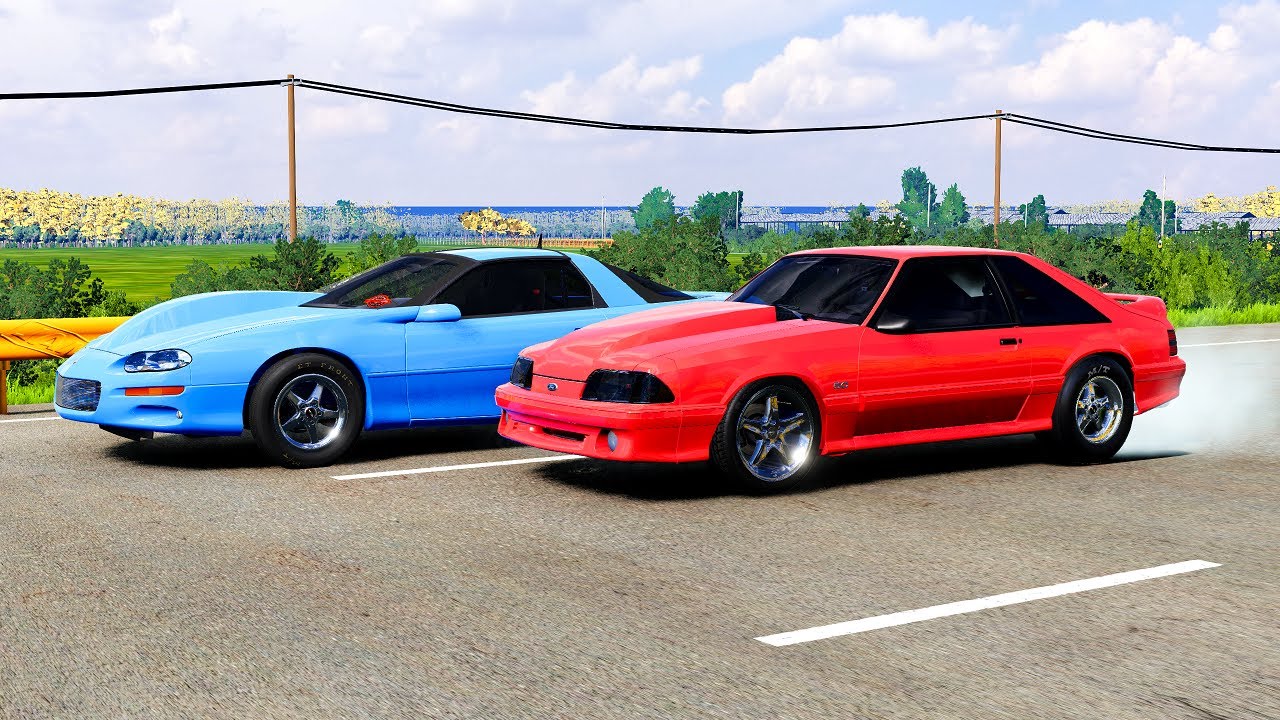 Realistic Street Racing Crashes #28 - BeamNG.Drive