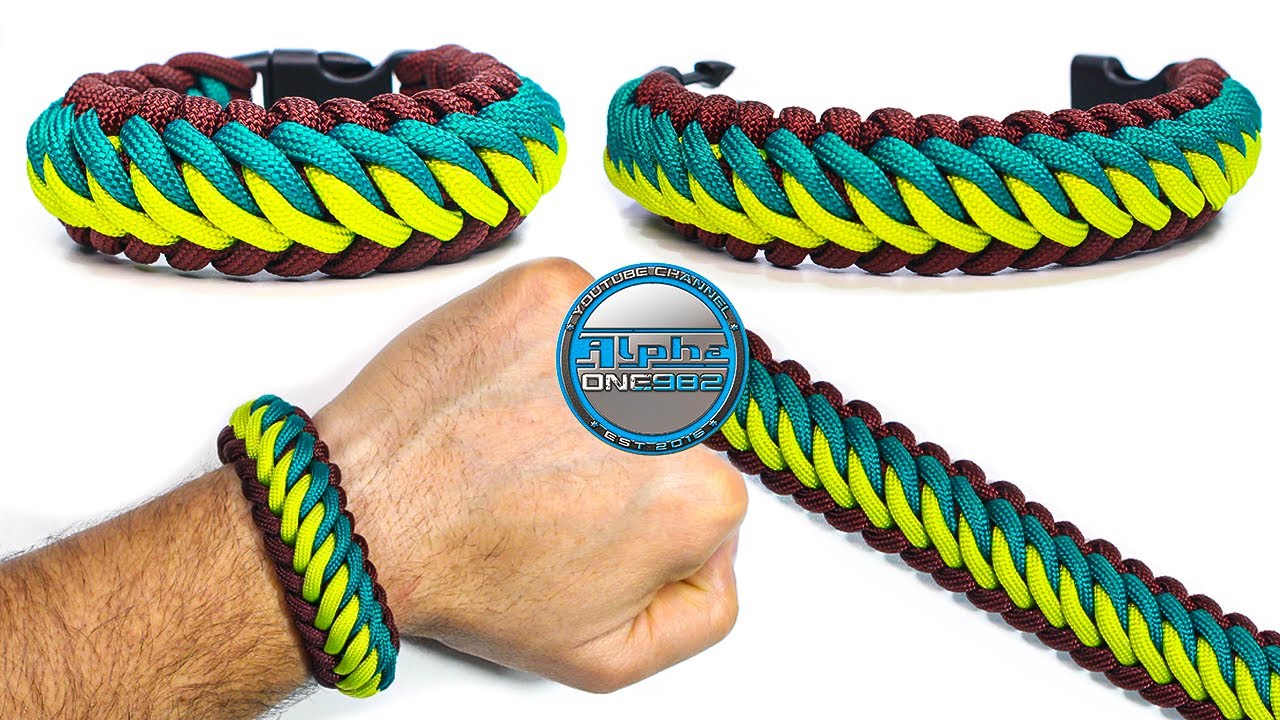 How to Make a Paracord Bracelet Harmony Paracord Knot Tutorial DIY