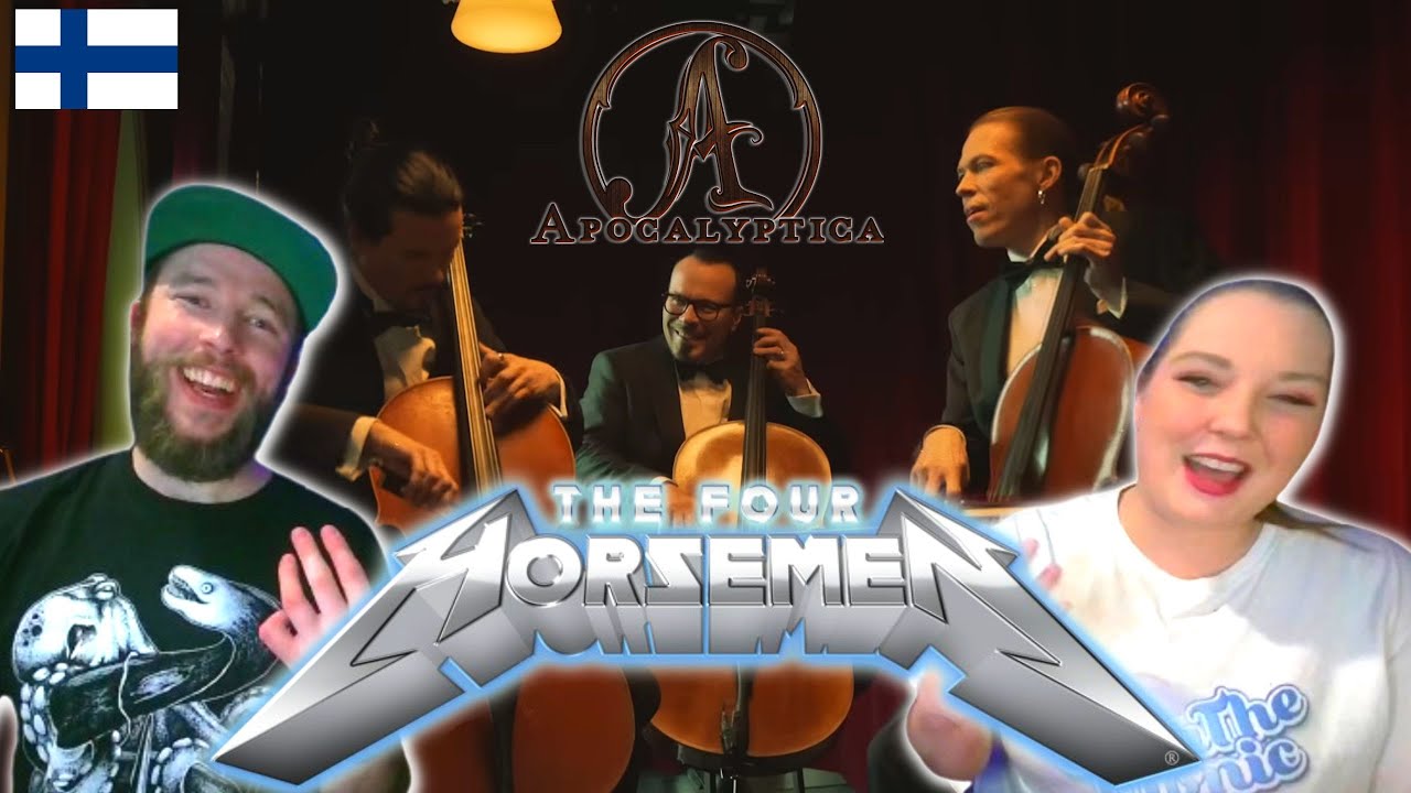THRASH CELLOS! | Apocalyptica - The Four Horsemen ft. Rob Trujillo | First-Time REACTION #metallica