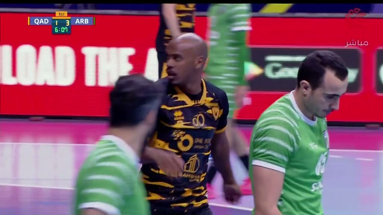 مباراة الدوري الممتاز لكرة اليد 22/21 بين - العربي x القادسية - الاثنين 2022/4/18