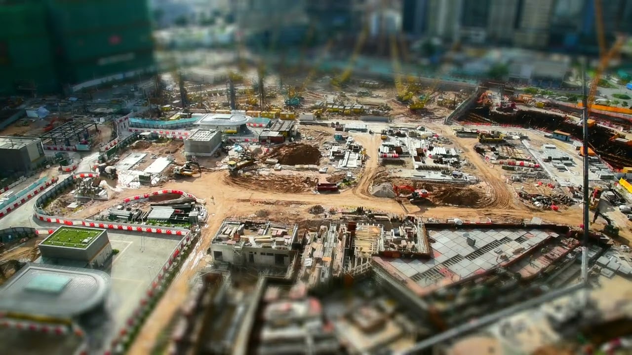 miniature construction site